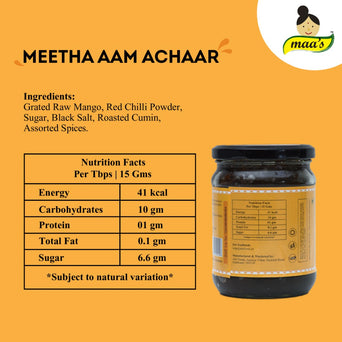 Maa's Meetha Aam (Chunda) Achaar - 100% Homemade