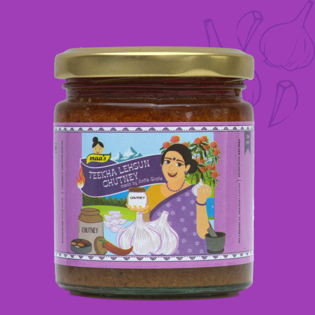 Maa's Teekha Lehsun Chutney - 100% Homemade